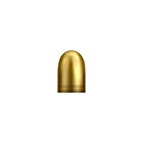 Small Bullet Realistic Composition — Stock Vector