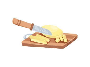 Patates oyma tahtası kompozisyonu