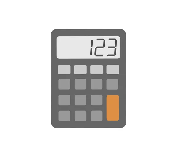 Flat Calculator Icon — Stock Vector