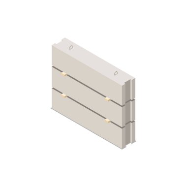 Somut Levha Isometric Bileşimi