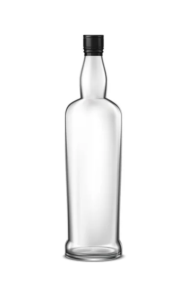 Vysoká láhev whisky složení — Stockový vektor