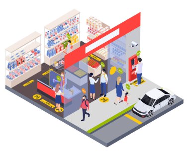 Laboratuvar Tıbbi Test Isometric Bileşimi