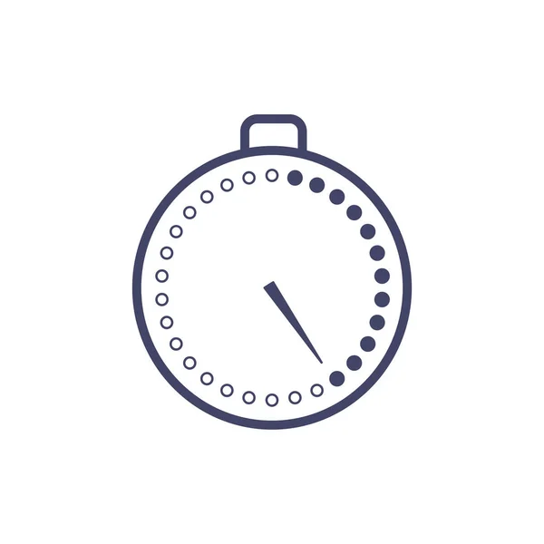 Stopwatch Flat Icon — Stock Vector