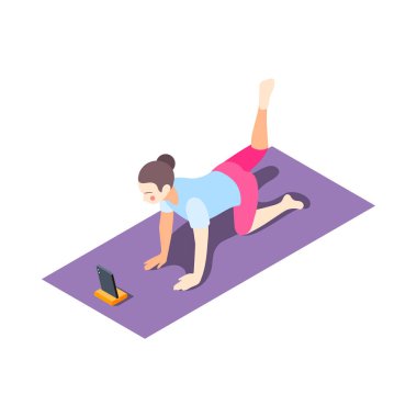 Uzaktan Fitness Uygulaması Kompozisyonu