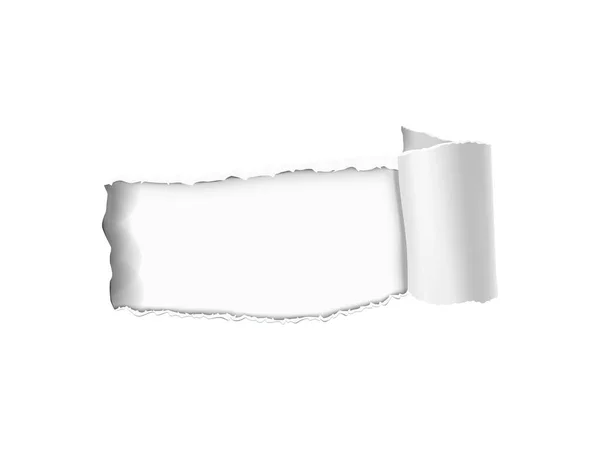 Composição do furo de papel da caixa — Vetor de Stock