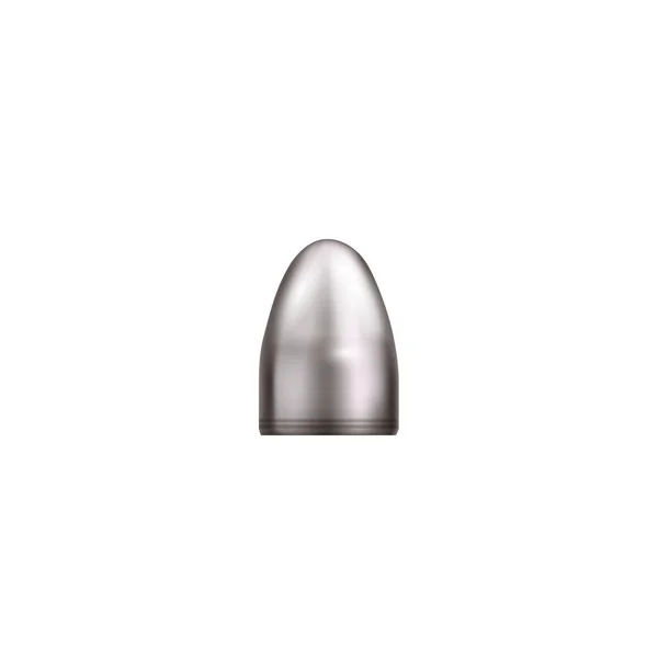 Small Silver Bullet Composition — Stock Vector