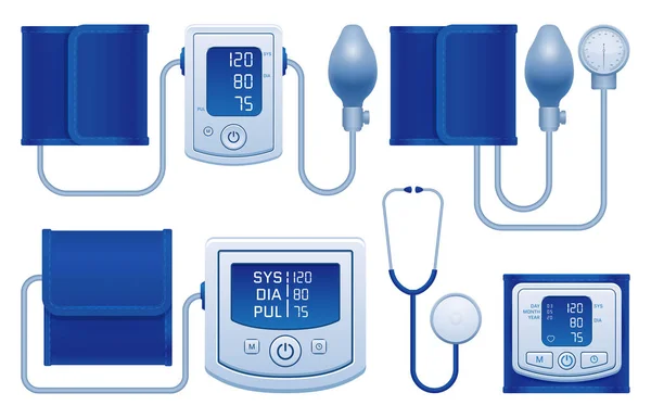 Tonometers Realistic Set — 图库矢量图片