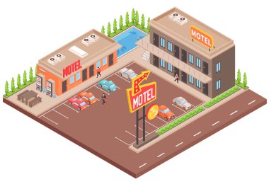 Motel Rengi Isometric Kavramı