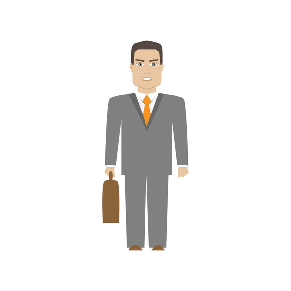 Ilustração de homem de negócios — Vetor de Stock