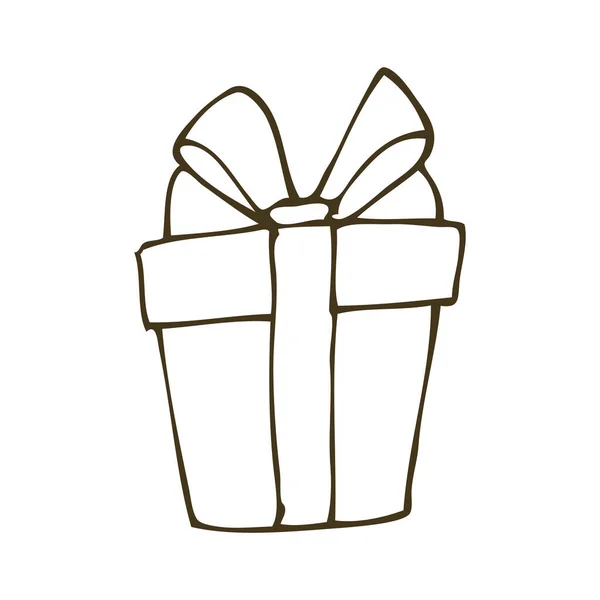 Geschenkbox-Symbol — Stockvektor