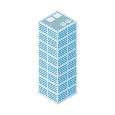 Isometric Endüstriyel Kule Bileşimi