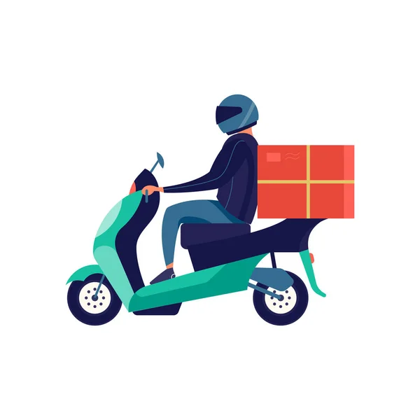 Delivery Flat Icon — Stock Vector