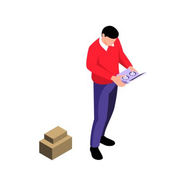 Drone Isometric İllüstrasyon