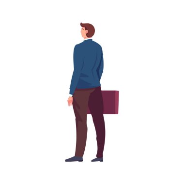 Ofis İşçisi Düz Kompozisyonu