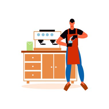 Barista Kahve Kompozisyonu