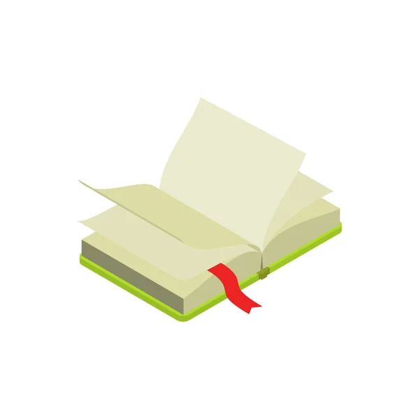 Isometrische boek icoon — Stockvector