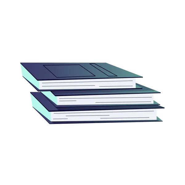 Cuadernos Icono plano — Archivo Imágenes Vectoriales