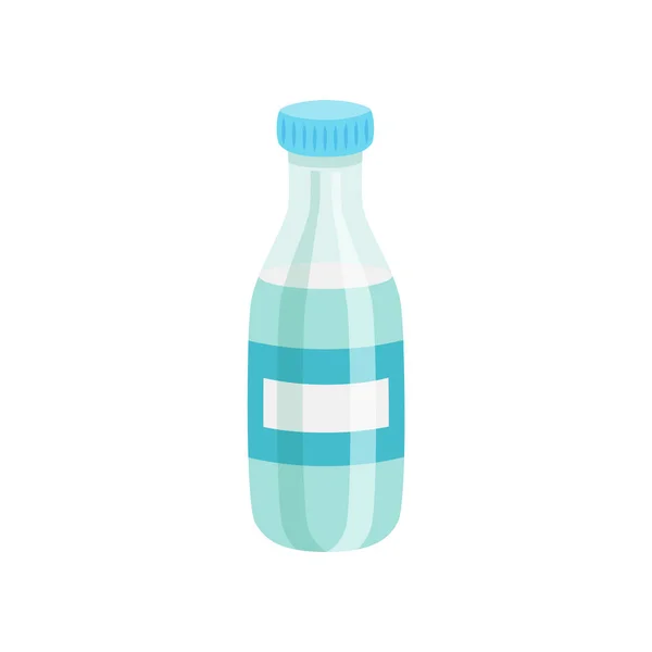 Bottle Of Water Composition — Stock Vector