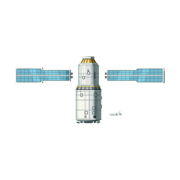 Ilustración de la estación espacial — Vector de stock