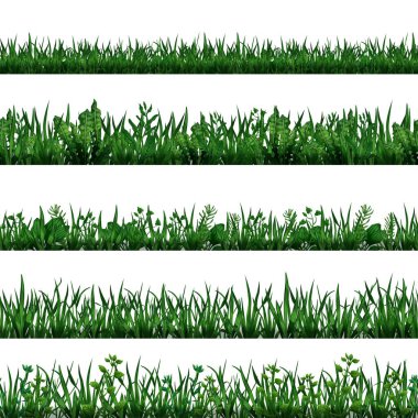Green Grass Border Set