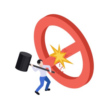 Isometric Personal Growth Concept