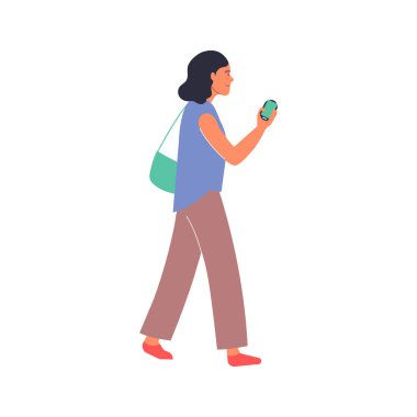 City Woman Flat Composition