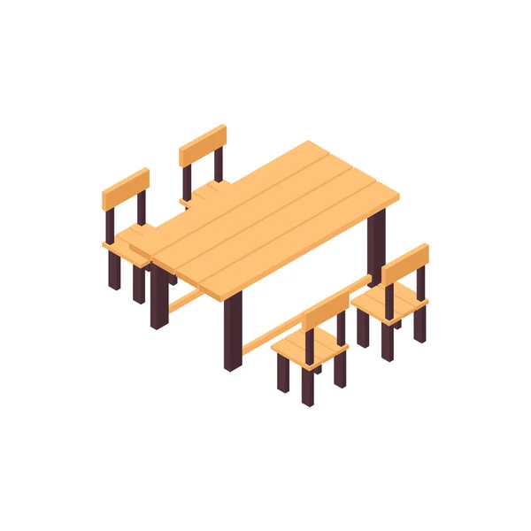 Isometric Seats Icon — Image vectorielle