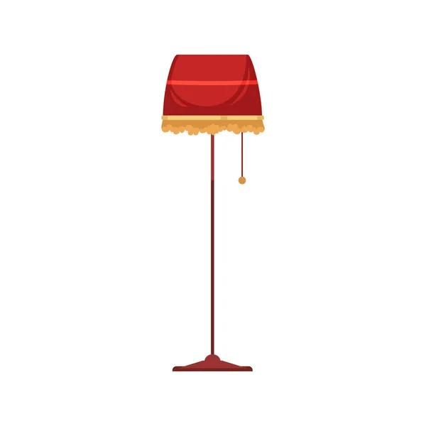 Old Library Lamp Composition — Stockový vektor