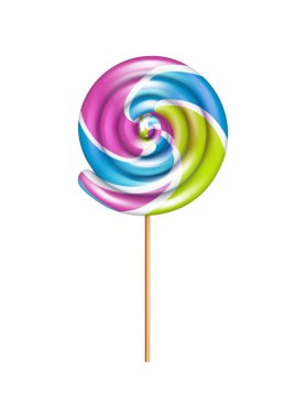 Gerçekçi Lolipop İllüstrasyonu