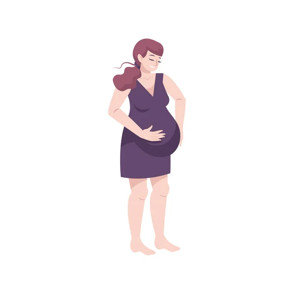 Pregnant Woman Icon — Stock Vector