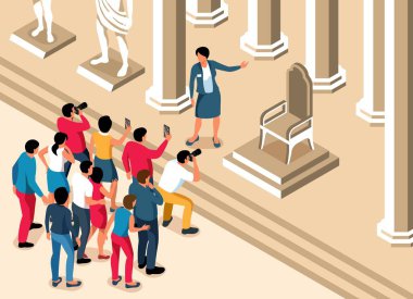 Gezinti Isometric Arkaplanı