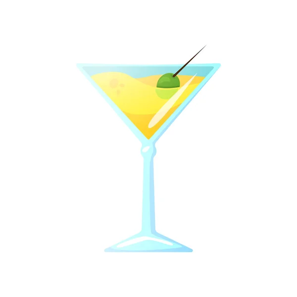 Cocktail Glass Icon — Stock Vector