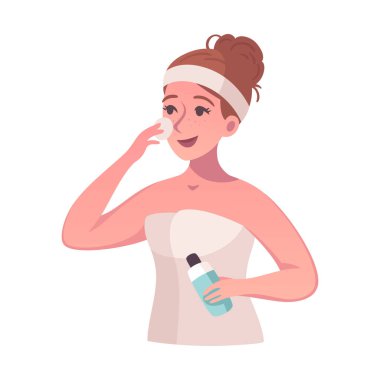 Losyon Uygulayan Kadın