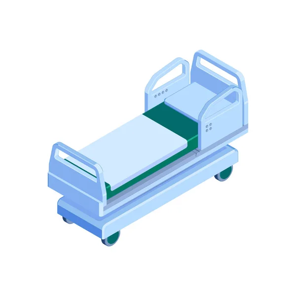 Cuna del Hospital Icono — Vector de stock