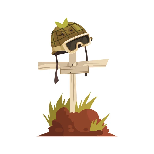 Cartoon Grave Icon — Stockvektor