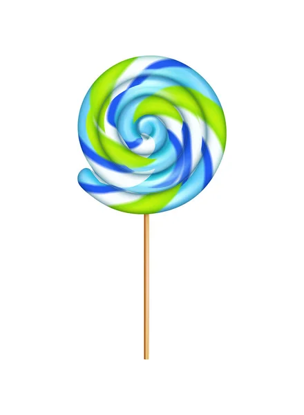 Lollipop ilustração realista — Vetor de Stock