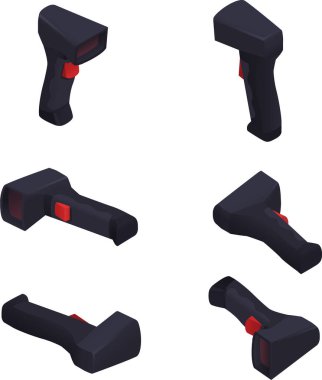 Modern Depo Tarayıcısı Isometric
