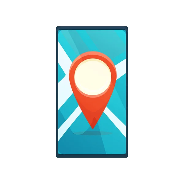 Placering Pin Illustration — Stock vektor