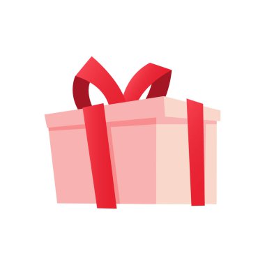 Red Ribbon Gift Composition