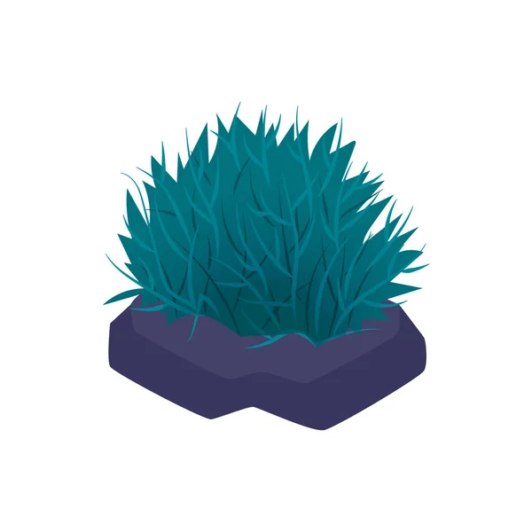 Aquarium d'herbe de mer Composition — Image vectorielle