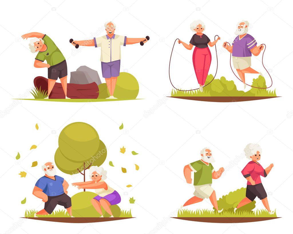 Old People Activity Concept