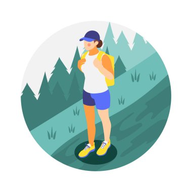 Yürüyüş Kadını Simgesi