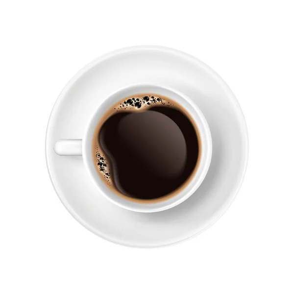 Americano icono realista — Vector de stock