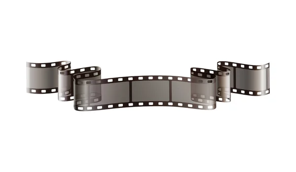 Realistische filmstrip — Stockvector