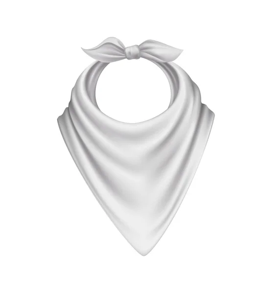 Neckerchief Gerçekçi İllüstrasyon — Stok Vektör