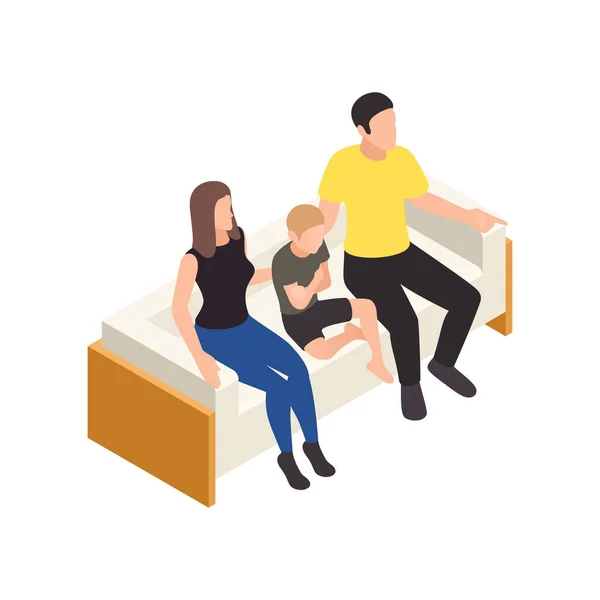 Familie Therapie Ikoon — Stockvector