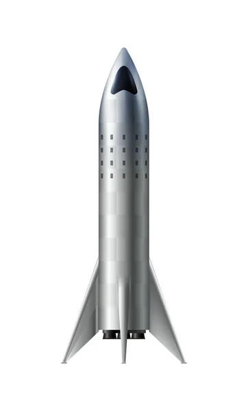 Rocket Realistic Icon — Stockový vektor