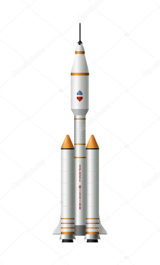 Rocket Realistic Illustration