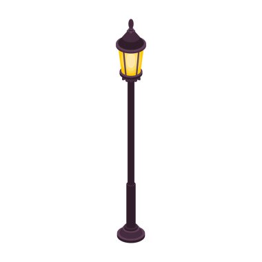 Lamba Post Isometric Simgesi