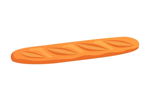 Icône plate Baguette — Image vectorielle
